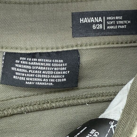 Buffalo David Bitton Jeans Women 6 -28 Havana High Rise Soft Stretch Ankle Pants - Picture 7 of 16